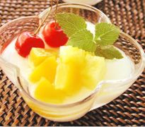 サンザシ杏仁豆腐